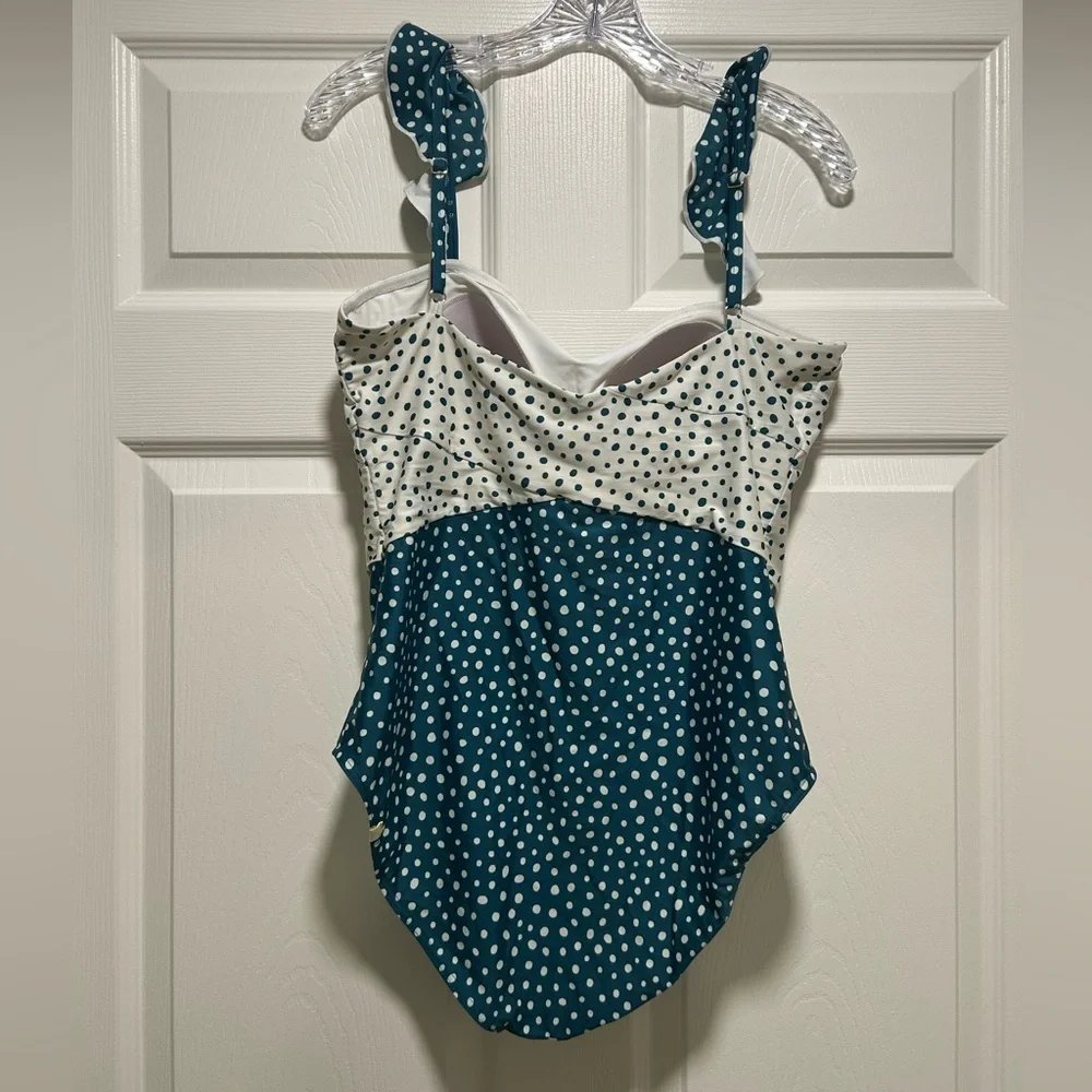 Summersalt The Ruffle Oasis One Piece Sz 12 - Picture 4 of 9